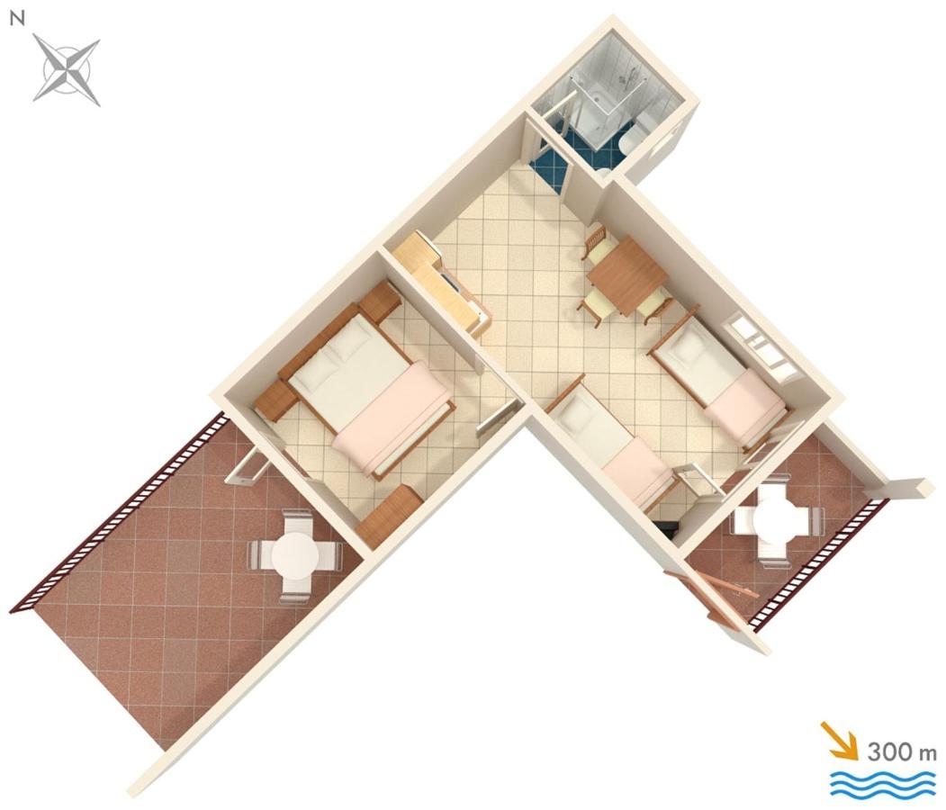 Apartments With A Parking Space Stanici, Omis - 2818 Tice Luaran gambar
